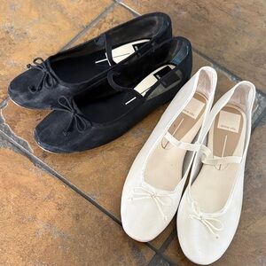 Dolce Vita Women's Black and White Flats